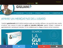 Tablet Screenshot of alessandrogiuliani.it